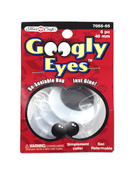6PC 40MM WIGGLE EYES