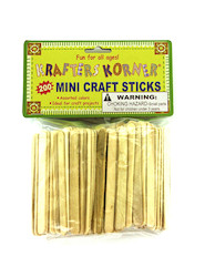 MINI CRAFT STICKS 200PC
