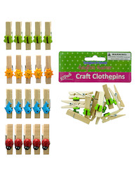 15PC LADYBUG CLOTHESPINS