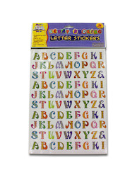 LTR STICKERS 61PC 2 ASST