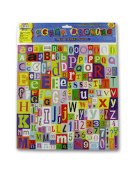 175PC DIE CUT LETTERS