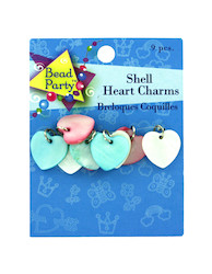 9PC HEART CHARMS 87941 X1