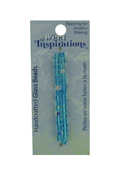 TURQ CUBE BEADS 16211 X1