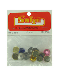 10PC 10MM RHINESTONES X1