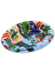 BOWL OVAL RAISED 17"X 13"