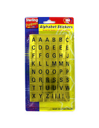 384PC ALPHABET STICKERS