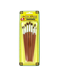 9 PC ART/CRAFT BRUSHES