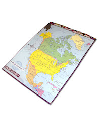 NORTH/SOUTH AMERICA MAP