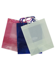 MD CLEAR GIFT BAG ASST X1