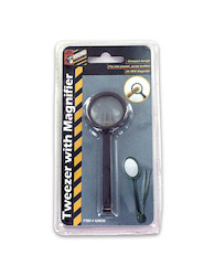 TWEEZER W/MAGNIFIER