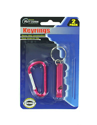2 PC KEYRINGS