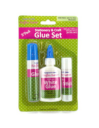 3PK GLUE SET TOTAL 2.76OZ
