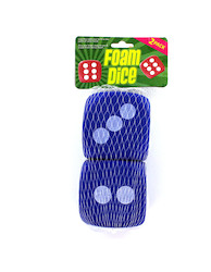 2 PACK FOAM DICE