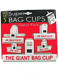 5PK SUPER BAG CLIP