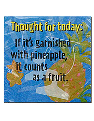 luau pineapple bev napk