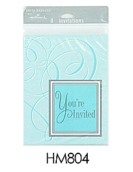 mr/mrs 8pk invitations