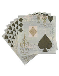 card suits 16pk napkin