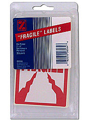 20PK FRAGILE LABELS X1