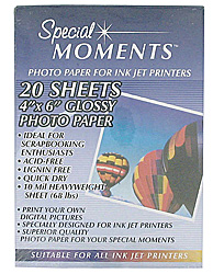 4X6 20SHT PHOTO PAPER X1
