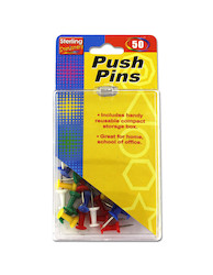 50PC PUSH PINS