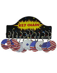 AMERICA RND FLAG K/C -12-