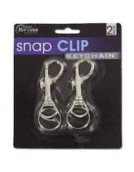 2 PK KEYCHAIN W/CLIP