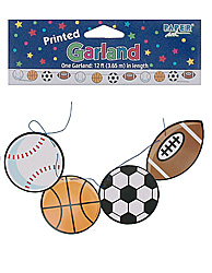 #1 sport printed garlnd