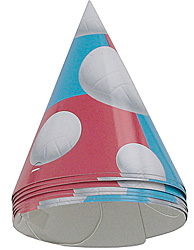 ALL STAR 8CT PARTY HAT X1