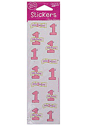 celebrate girl sticker