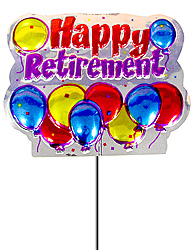 happy retirement sign