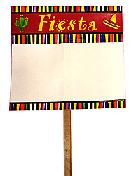 fiesta yard sign
