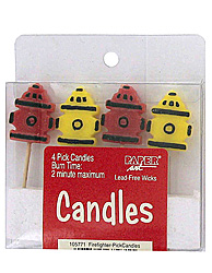 firefighter 4ct candle