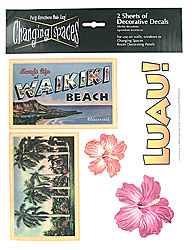 hawaii luau decals
