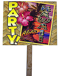 hawaii yard sign