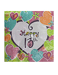 heart whimsy 16ct napk