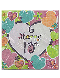heart whimsy 16ct napk