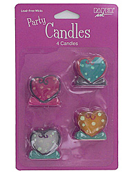 heart whimsy 4ct candle