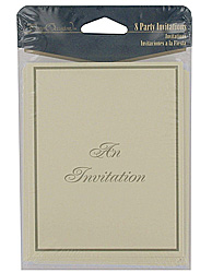 ivory & gold 8ct invite