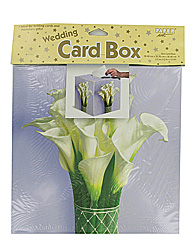 lily bouquet box card