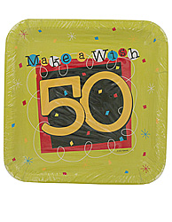 make a wish 50 plate