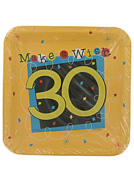 make a wish 30 plate