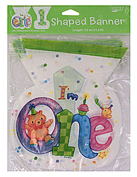 my 1st bday banner