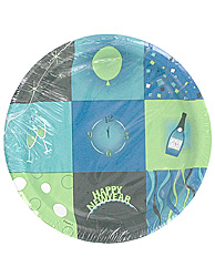 NEW YEAR SQ 8CT PLATES X1