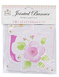 pink garden banner