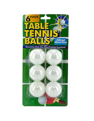 6PC TABLE TENNIS BALLS