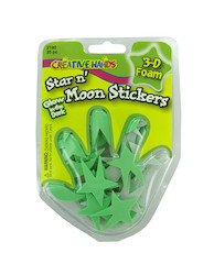 GLOW IN DARK STICKERS X1