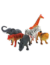 WILD ANIMALS 6ASST