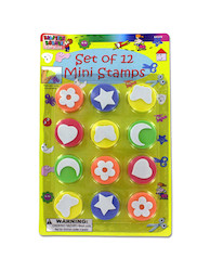 12PK MINI FOAM STAMPS
