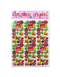 GIRLS RULE STICKERS