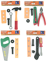 PLAY TOOL SET 4 ASST